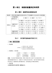 【备考2026】高考生物一轮复习资源：第3单元 第11课时 细胞呼吸的原理和应用（讲与练）（教师版）