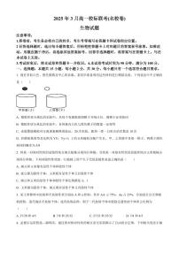 山东省名校联盟2024-2025学年高一下学期3月校际联考生物试题（有答案）