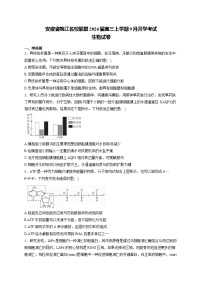 2026安徽省皖江名校联盟高三上学期9月开学摸底考试生物含答案