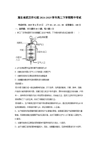 湖北省武汉市七校2024-2025学年高二下学期期中考试生物试卷（解析版）