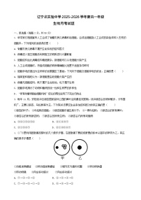 辽宁省实验中学2025-2026学年高一上学期10月月考生物试卷