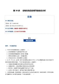第30讲 动物生命活动调节的综合分析（专项训练）（含答案）2026年高考生物一轮复习讲练测（全国通用）