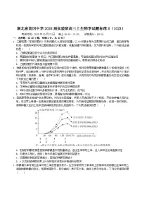 湖北省黄冈中学2026届高三上学期10月考试-生物试题（含答案）
