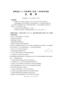 河南省南阳地区2025-2026学年高二上学期10月考试生物试卷