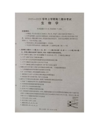 广西壮族自治区来宾市2025-2026学年高二上学期11月期中生物试题