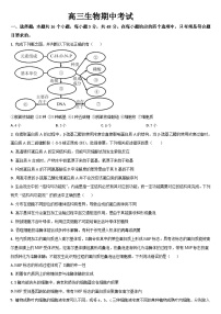 吉林省梅河口市第五中学2025-2026学年高三上学期10月期中考试生物试卷（Word版附答案）