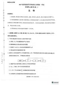 河南省青桐鸣大联考2025-2026学年高二上学期10月联考生物试卷（含答案）