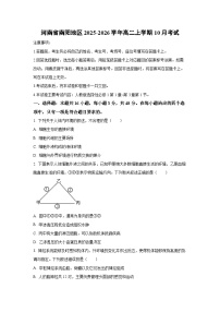 河南省南阳地区2025-2026学年高二上学期10月考试生物试卷（学生版）