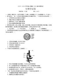 成都市第七中学2025-2026学年高一上学期11月考试生物试卷