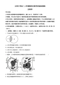 安徽省阜阳市太和县太和中学2024-2025学年高二上学期12月月考生物试题
