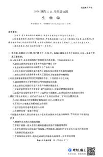 天壹名校联盟长望浏宁四县市2026届高三11月期中质量检测生物