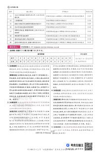 【生物答案】王后雄2025高考押题预测卷（安徽专版）