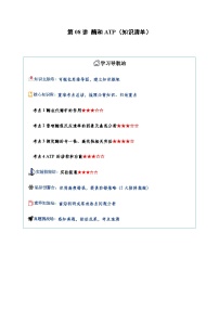 高考生物一轮复习-酶和ATP（知识清单）（全国通用）（原卷版）