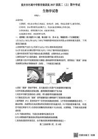 重庆市巴蜀中学2025-2026学年高二上学期期中考试生物试题