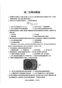 浙江省金华市部分重点高中2024-2025学年高二上学期期末调研考试生物试卷（含答案）