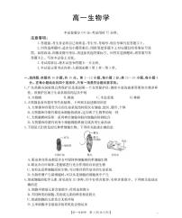 金太阳广东省2025-2026学年高一上学期11月联考生物试卷（含答案）
