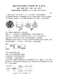 湖南省长沙市雅礼中学2026届高三上学期月考（四）生物 PDF版含解析