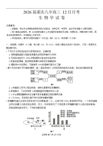 重庆市第八中学校2025-2026学年高三上学期12月月考生物试题