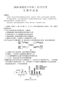 重庆市第八中学校2025-2026学年高三上学期12月月考生物试卷