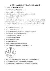 湖北省襄阳市第四中学2025-2026学年高二上学期12月月考生物试题（Word版附解析）