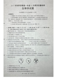 广西壮族自治区贵港市、桂林市2025-2026学年高一上学期12月月考生物试卷