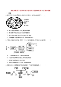 河北省张家口市2026届高三生物上学期11月期中试题