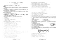 衡水金卷2025-2026学年度高一年级上学期12月份联考生物试卷（含答案）