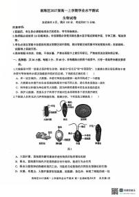 广东省佛山市南海区2024-2025学年高一上学期12月月考试题 生物 PDF版无答案