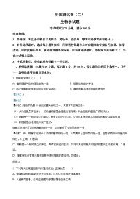 黑龙江省龙东地区2024-2025学年高一上学期阶段测试（期中）生物试卷（二）  Word版含解析