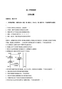 2026届江苏省镇江市第一批次学校四校联考高三上学期模拟预测生物试题（文字版，含答案）