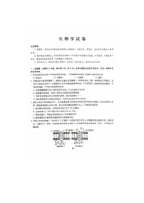 2026届重庆市巴蜀中学高三上学期一模考试生物试卷（高考模拟）