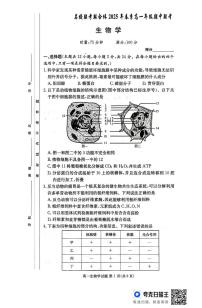 湖南省名校联考联合体2024-2025学年高一下学期期中考试生物试题（无答案）
