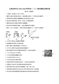 山东省枣庄市2025-2026学年高三（上）期末模拟生物试卷