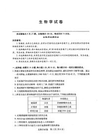 2025届湖北省武汉市高三下学期五月模拟训练生物试卷（含答案）