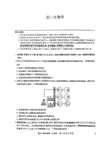 河南商丘市部分高中2025-2026学年上学期高三生物期末考试试卷