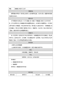 人教版 (2019)必修1《分子与细胞》细胞器之间的分工合作教案设计