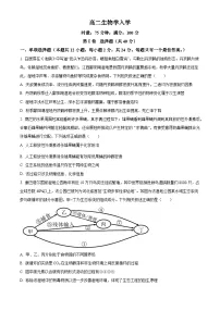 湖南省长沙市第一中学2025-2026学年高二下学期开学考试生物试题（Word版附解析）