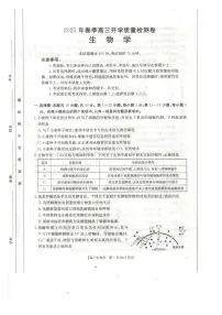 广西桂林市2024-2025学年高三下学期开学质量检测生物试卷+答案