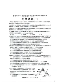 山东省聊城市2026年高三下学期高考一模生物试卷
