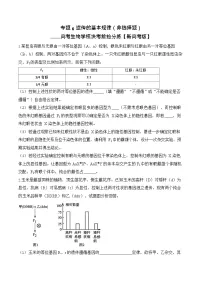 2026年高三高考生物二轮复习练习 专题6 遗传的基本规律（非选择题）