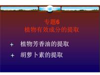 高中生物人教版 (新课标)选修1《生物技术实践》课题1 植物芳香油的提取教案配套ppt课件