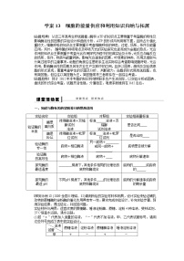 高考生物大一轮复习学案+作业第三单元 学案13细胞的能量供应和利用知识归纳与拓展