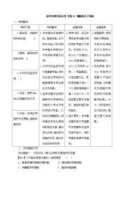 高考生物复习夺标学案：专题01 细胞的分子组成