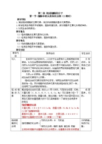 生物必修1《分子与细胞》第1节 细胞中的元素和化合物教案设计