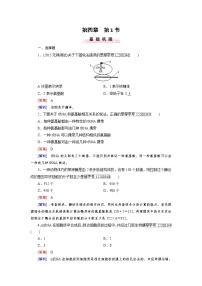 人教版 (新课标)必修2《遗传与进化》第四章 基因的表达第1节 基因指导蛋白质的合成同步测试题