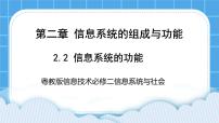 高中信息技术粤教版 (2019)必修2 信息系统与社会第二章 信息系统的组成与功能2.2 信息系统的功能2.2.1 信息系统的输入功能公开课课件ppt