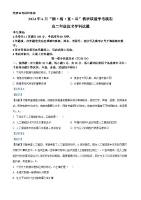 浙江省杭州市桐浦富兴联谊学校2023-2024学年高二下学期6月学考模拟信息技术试题（Word版附解析）