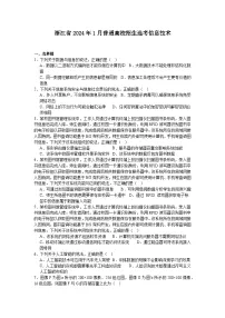 浙江2024年高考信息技术模拟试卷附答案