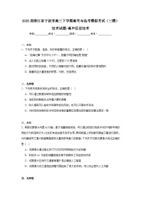 2025届浙江省宁波市高三下学期高考与选考模拟考试（三模）技术试题-高中信息技术（无答案）