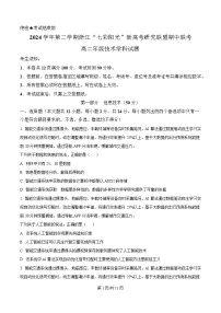 浙江省七彩阳光新高考研究联盟2024-2025学年高二下学期期中联考信息技术试卷（Word版附解析）